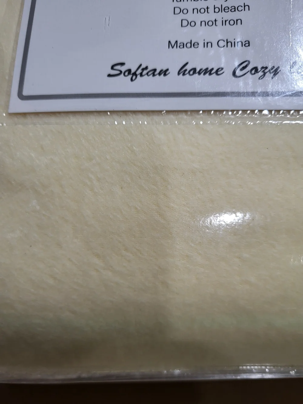Cream Plush Sheet Set - Soft Cozy Bedding